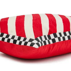 MacKenzie-Childs Pillows, Throws, & Cushions<Candy Stripe  Checks Lumbar Pillow