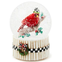 MacKenzie-Childs Holiday|Room Accents<Cardinal Snow Globe