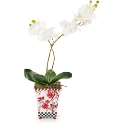 MacKenzie-Childs Holiday|Greenery & Florals<Cardinal Toile Large Orchid