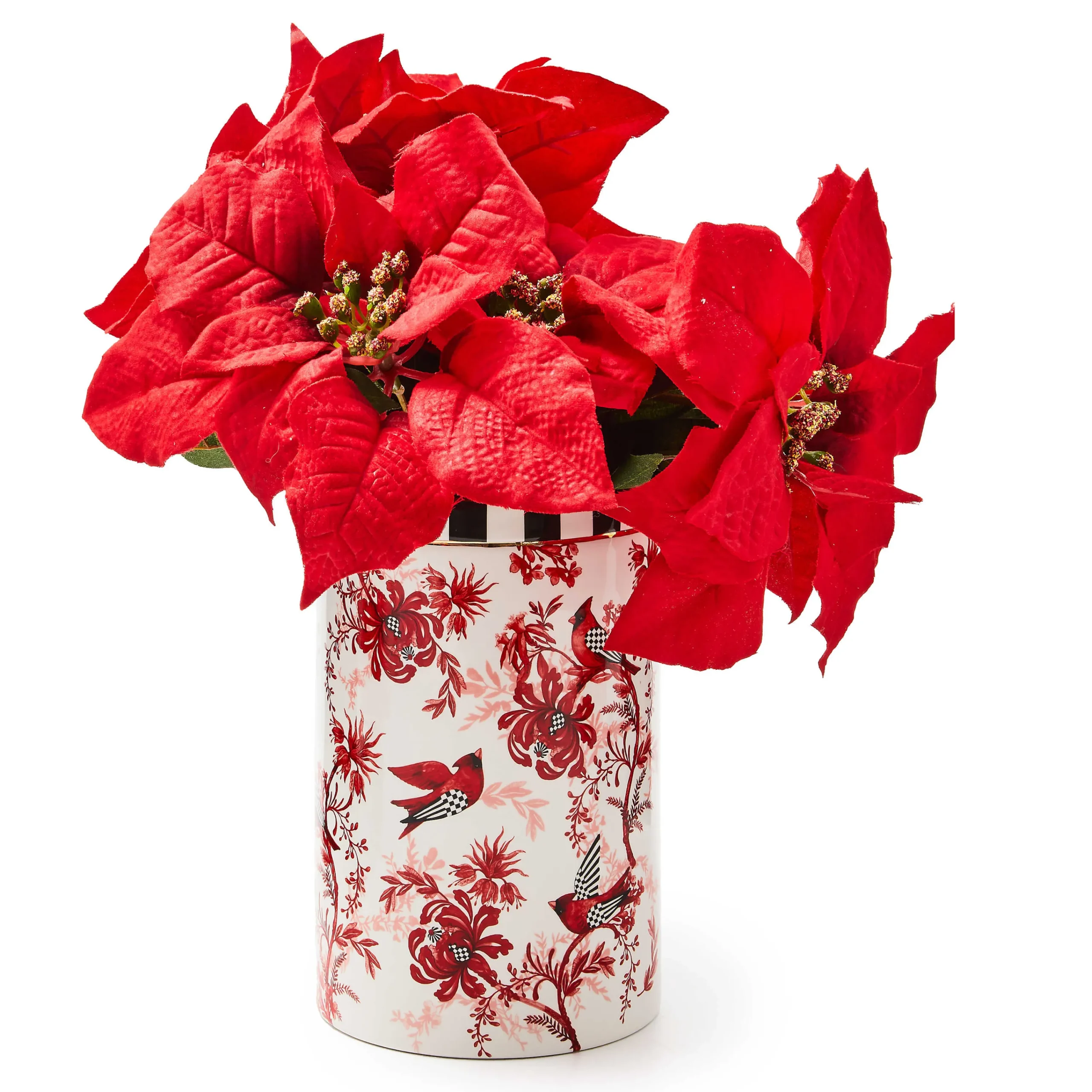 MacKenzie-Childs Room Accents<Cardinal Toile Short Vase