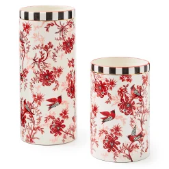 MacKenzie-Childs Room Accents<Cardinal Toile Short Vase
