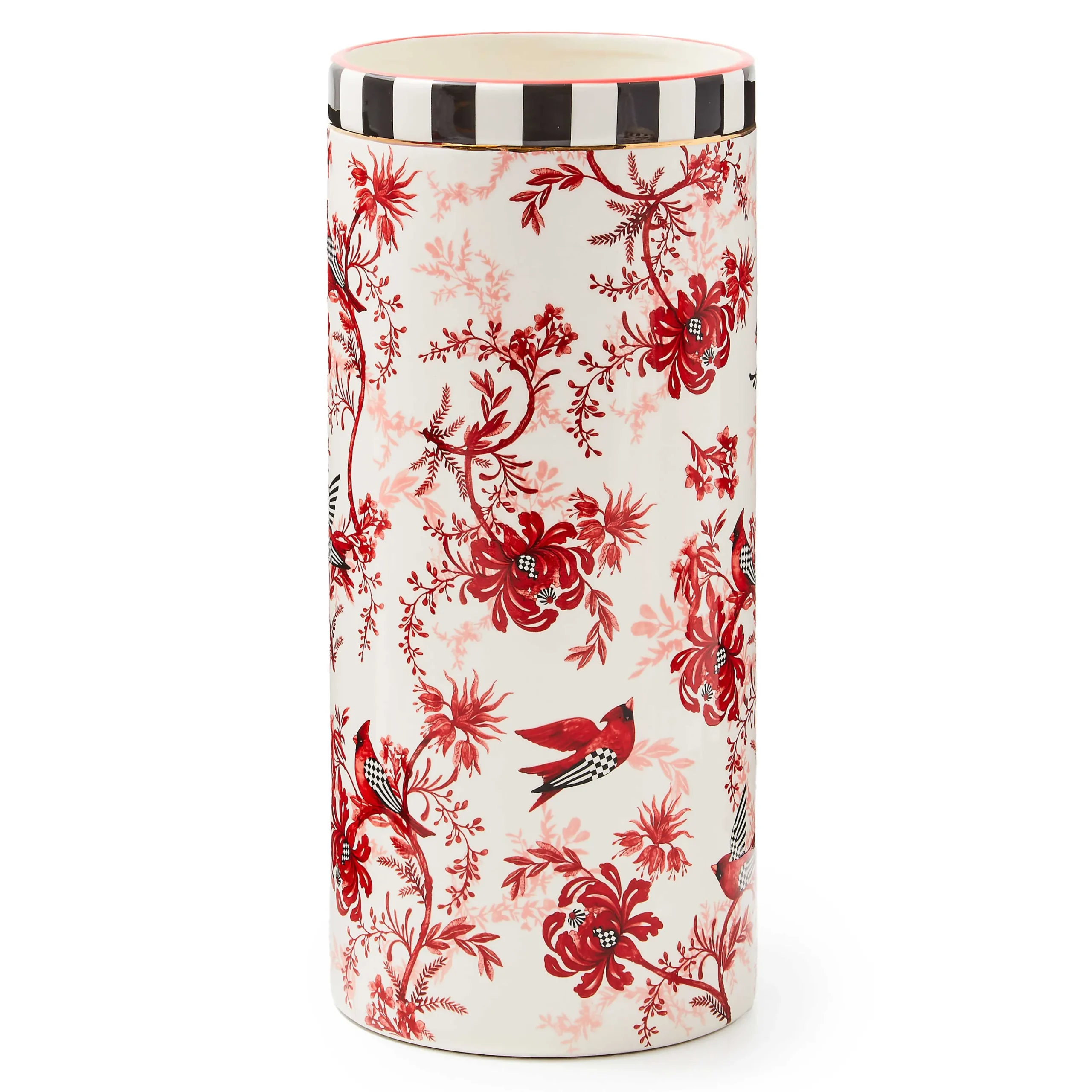 MacKenzie-Childs Room Accents<Cardinal Toile Tall Vase