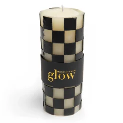 MacKenzie-Childs Candles & Fragrances|Table Accessories<Check 6 Black Pillar Candle
