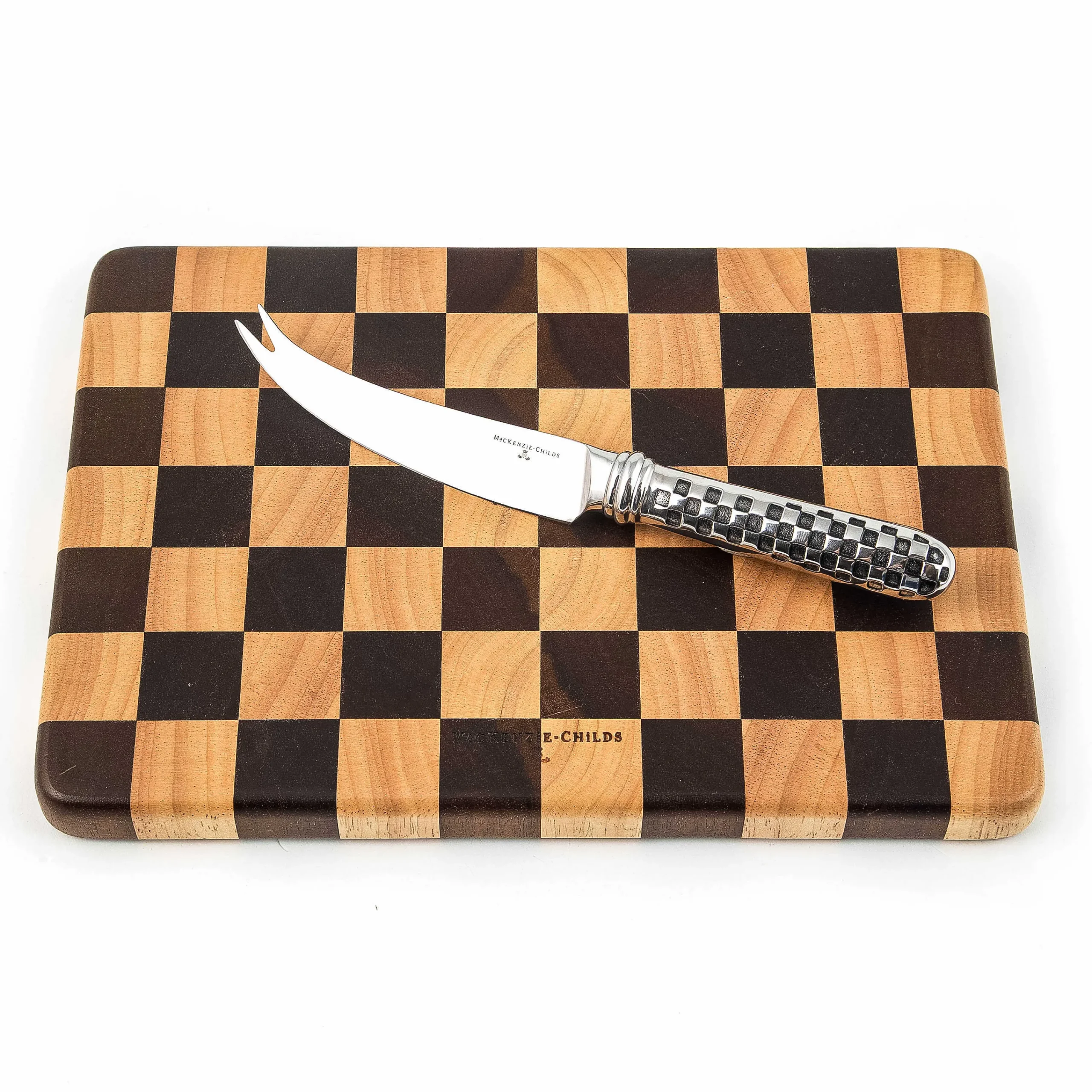 MacKenzie-Childs Serveware<Check Cheese Board Set