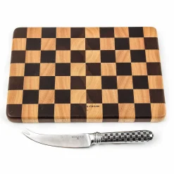 MacKenzie-Childs Serveware<Check Cheese Board Set