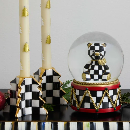 MacKenzie-Childs Holiday|Candles & Fragrances<Check Tree Candle Holders, Set of 2