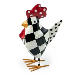 MacKenzie-Childs Outdoor|Room Accents<Checkerdot Rooster - Medium