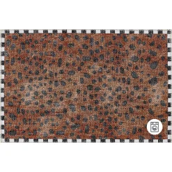 MacKenzie-Childs Rugs<Cheetah 2' x 3' Washable Rug