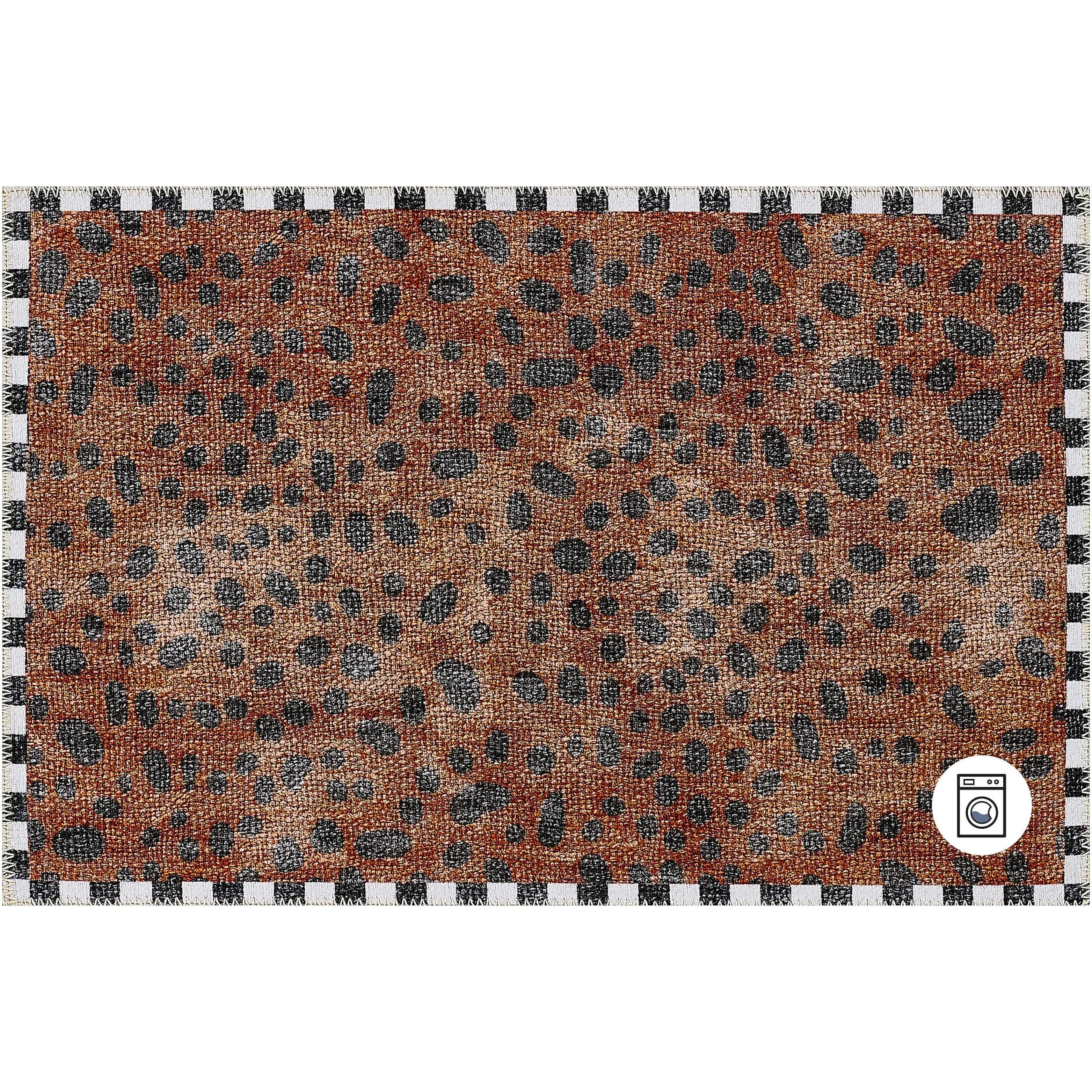 MacKenzie-Childs Rugs<Cheetah 2' x 3' Washable Rug