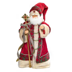MacKenzie-Childs Holiday|Room Accents<Christmas Magic Santa With Staff