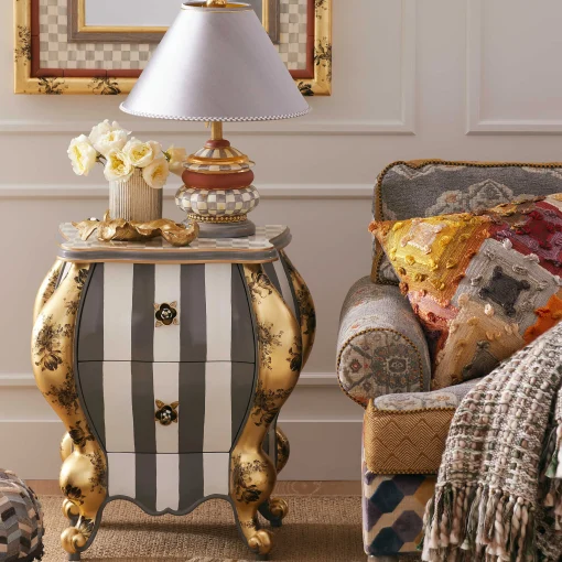 MacKenzie-Childs Pillows, Throws, & Cushions|Room Accents<Cobblestone Basket Weave Throw