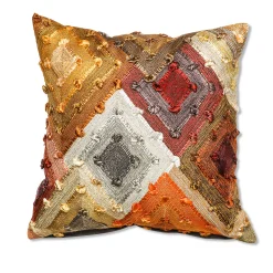 MacKenzie-Childs Pillows, Throws, & Cushions<Cobblestone Diamond Throw Pillow
