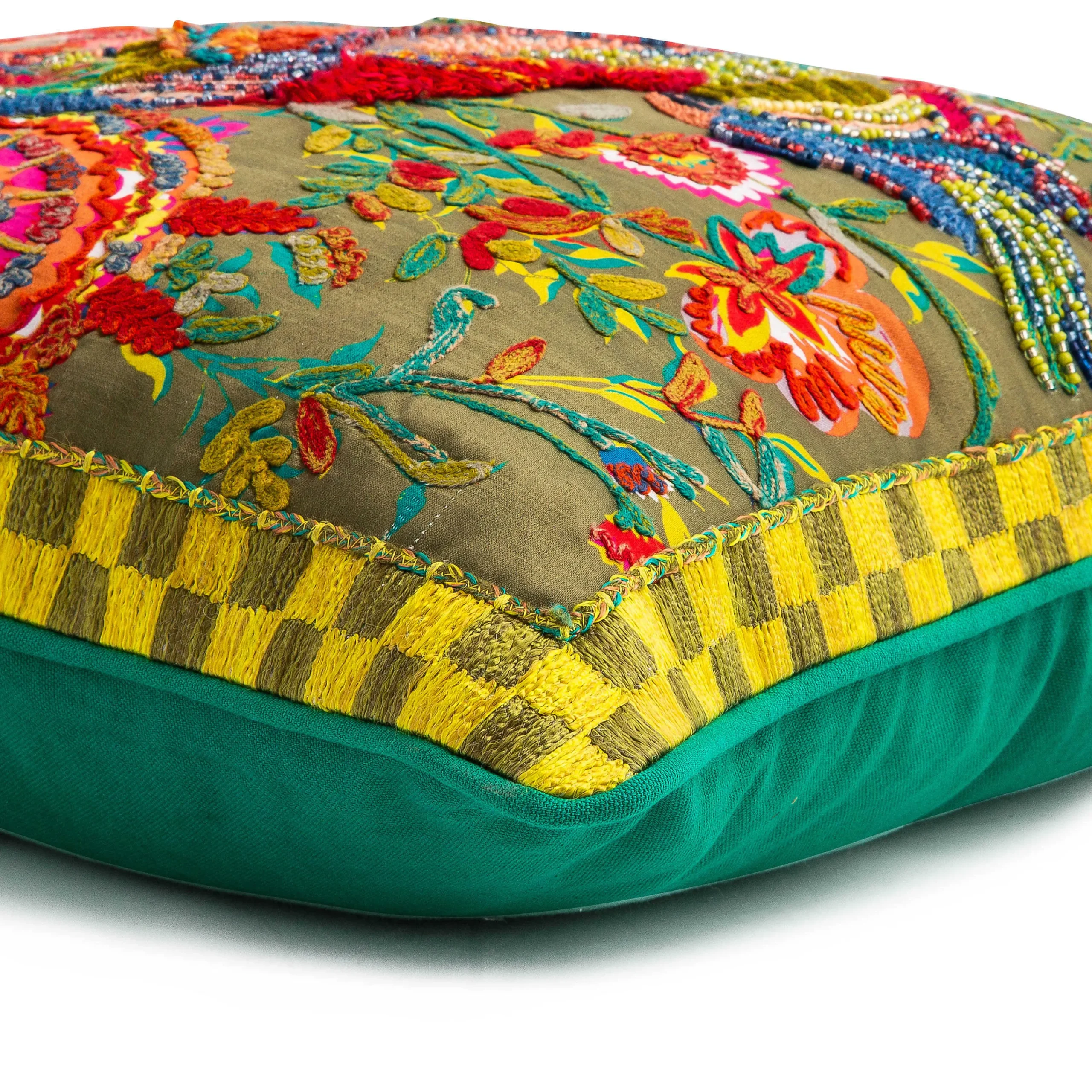 MacKenzie-Childs Spring|Pillows, Throws, & Cushions<Cockatiel Chartreuse Throw Pillow
