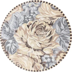 MacKenzie-Childs Rugs<Coco Rose 6' Round Rug