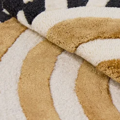 MacKenzie-Childs Rugs<Concentric Circle Wheat 3' Round Rug