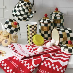 MacKenzie-Childs Kitchen Storage & Organization<Cookie Jar with Courtly Check Lid