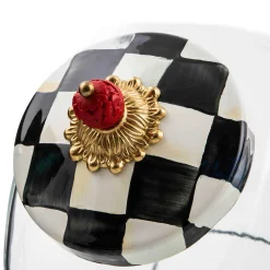 MacKenzie-Childs Kitchen Storage & Organization<Cookie Jar with Courtly Check Lid