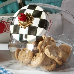 MacKenzie-Childs Kitchen Storage & Organization<Cookie Jar with Courtly Check Lid