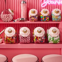MacKenzie-Childs Spring|Kitchen Storage & Organization<Cookie Jar with Rosy Check Lid