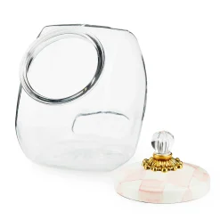 MacKenzie-Childs Spring|Kitchen Storage & Organization<Cookie Jar with Rosy Check Lid