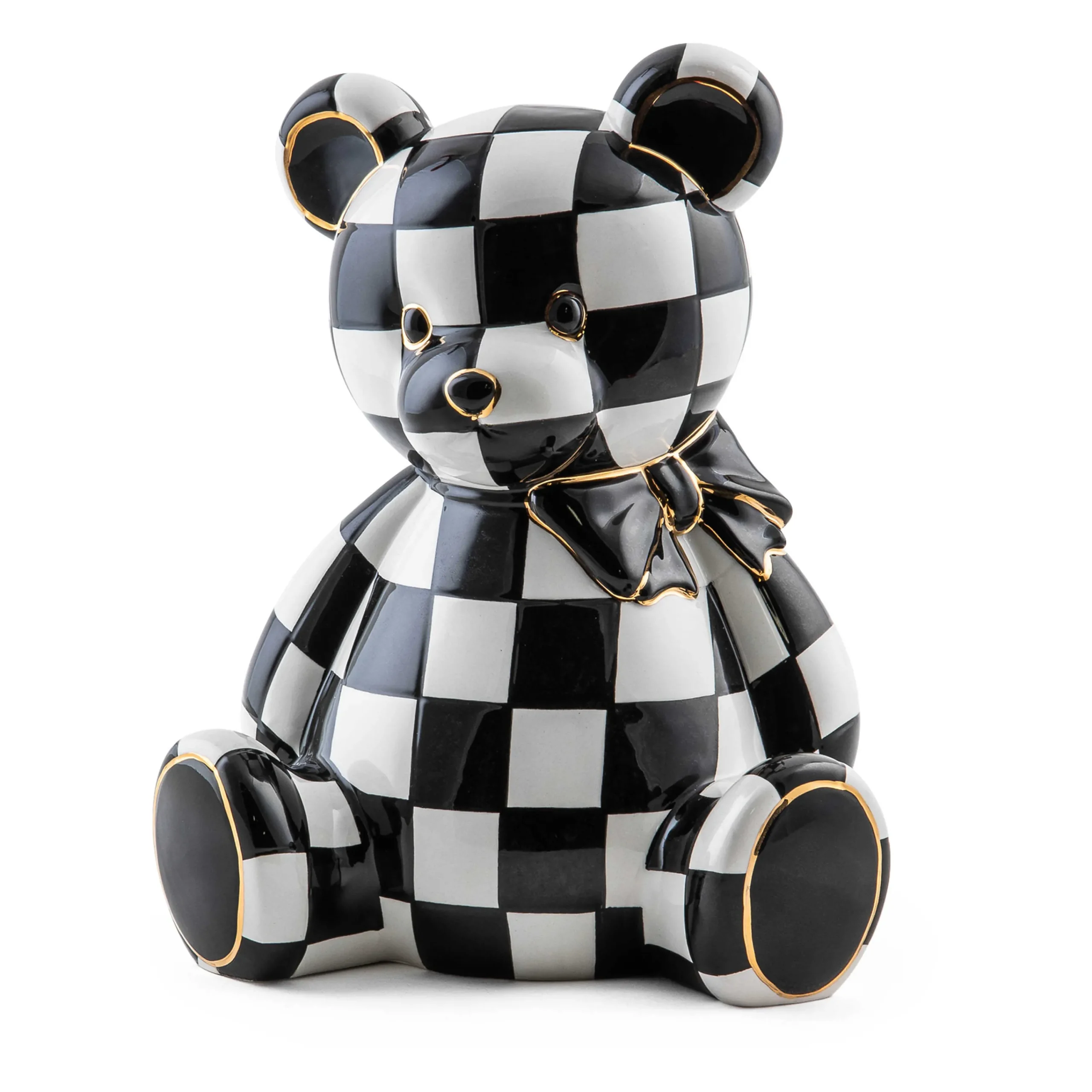 MacKenzie-Childs Room Accents<Courtly Bear Bank