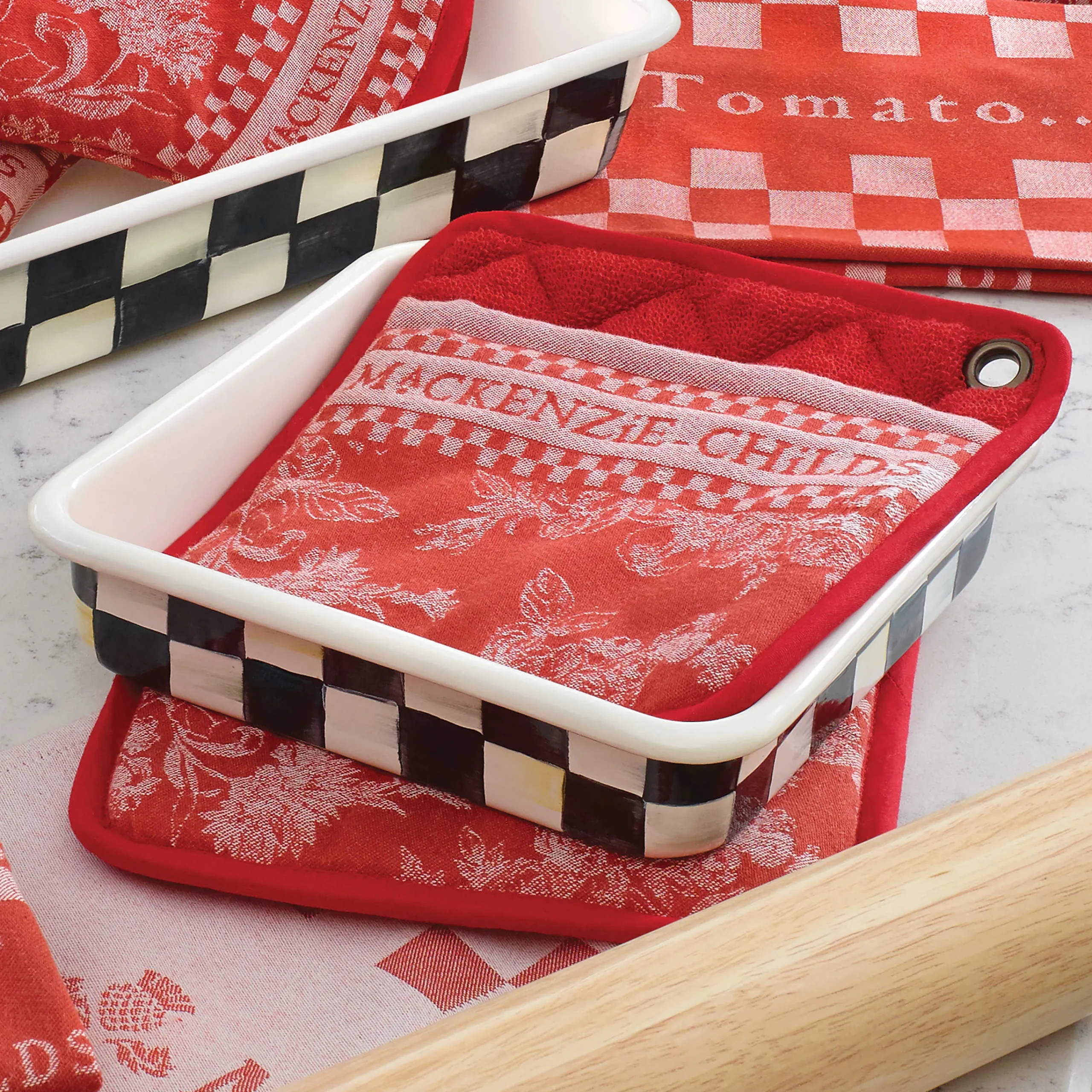 MacKenzie-Childs Cookware & Bakeware<Courtly Check 8 Baking Pan