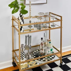 MacKenzie-Childs Drinkware|Bar Entertaining<Courtly Check 3260 Bar Tool Set