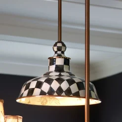 MacKenzie-Childs Lighting<Courtly Check 12 Barn Pendant Lamp