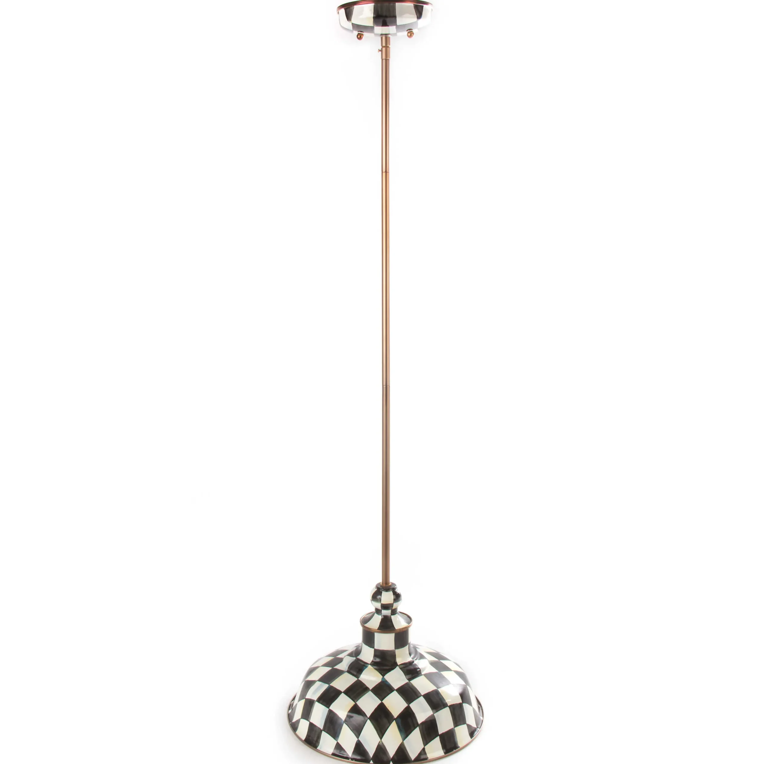 MacKenzie-Childs Lighting<Courtly Check 12 Barn Pendant Lamp