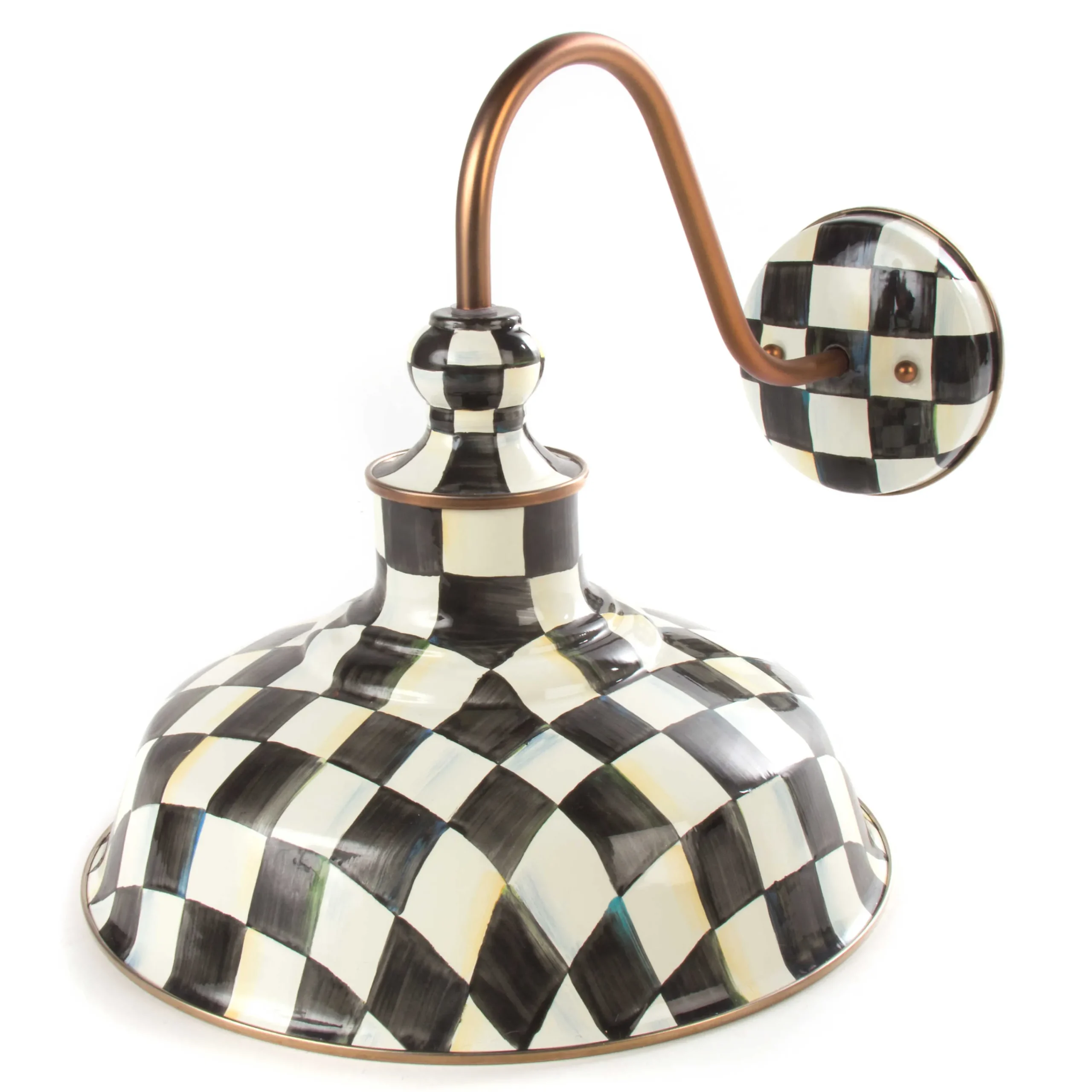 MacKenzie-Childs Lighting<Courtly Check 12 Barn Sconce