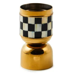 MacKenzie-Childs Fall Entertaining|Bar Entertaining<Courtly Check 3260 Gold Jigger