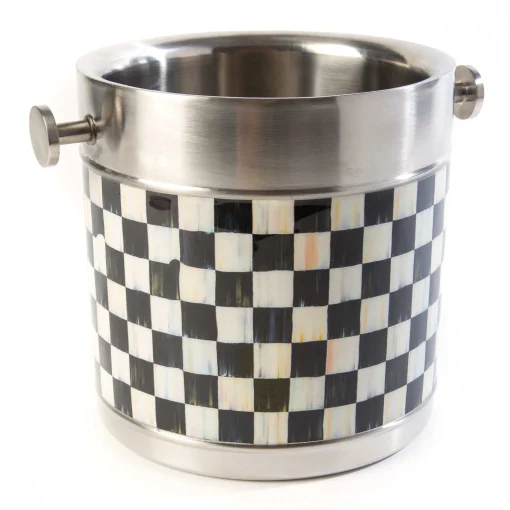 MacKenzie-Childs Drinkware|Bar Entertaining<Courtly Check 3260 Ice Bucket
