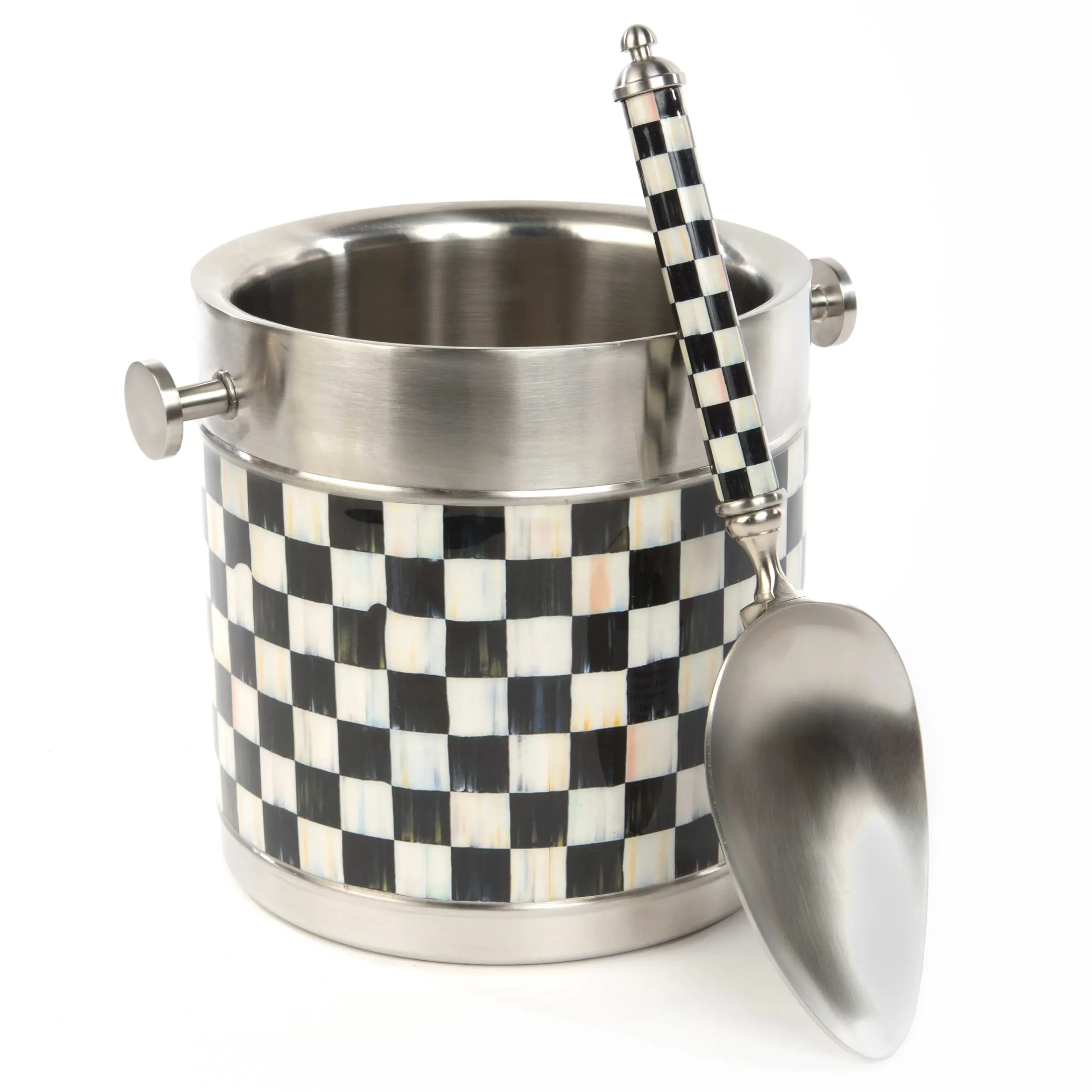 MacKenzie-Childs Drinkware|Bar Entertaining<Courtly Check 3260 Ice Bucket