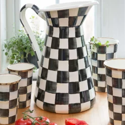 MacKenzie-Childs Drinkware|Bar Entertaining<Courtly Check 10 Ounce Tumbler
