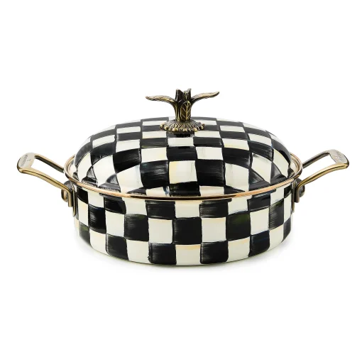 MacKenzie-Childs Cookware & Bakeware<Courtly Check 5 Quart Casserole