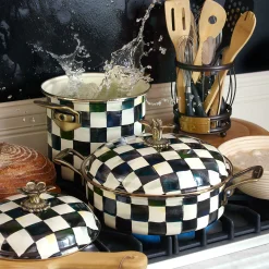 MacKenzie-Childs Cookware & Bakeware<Courtly Check 5 Quart Casserole