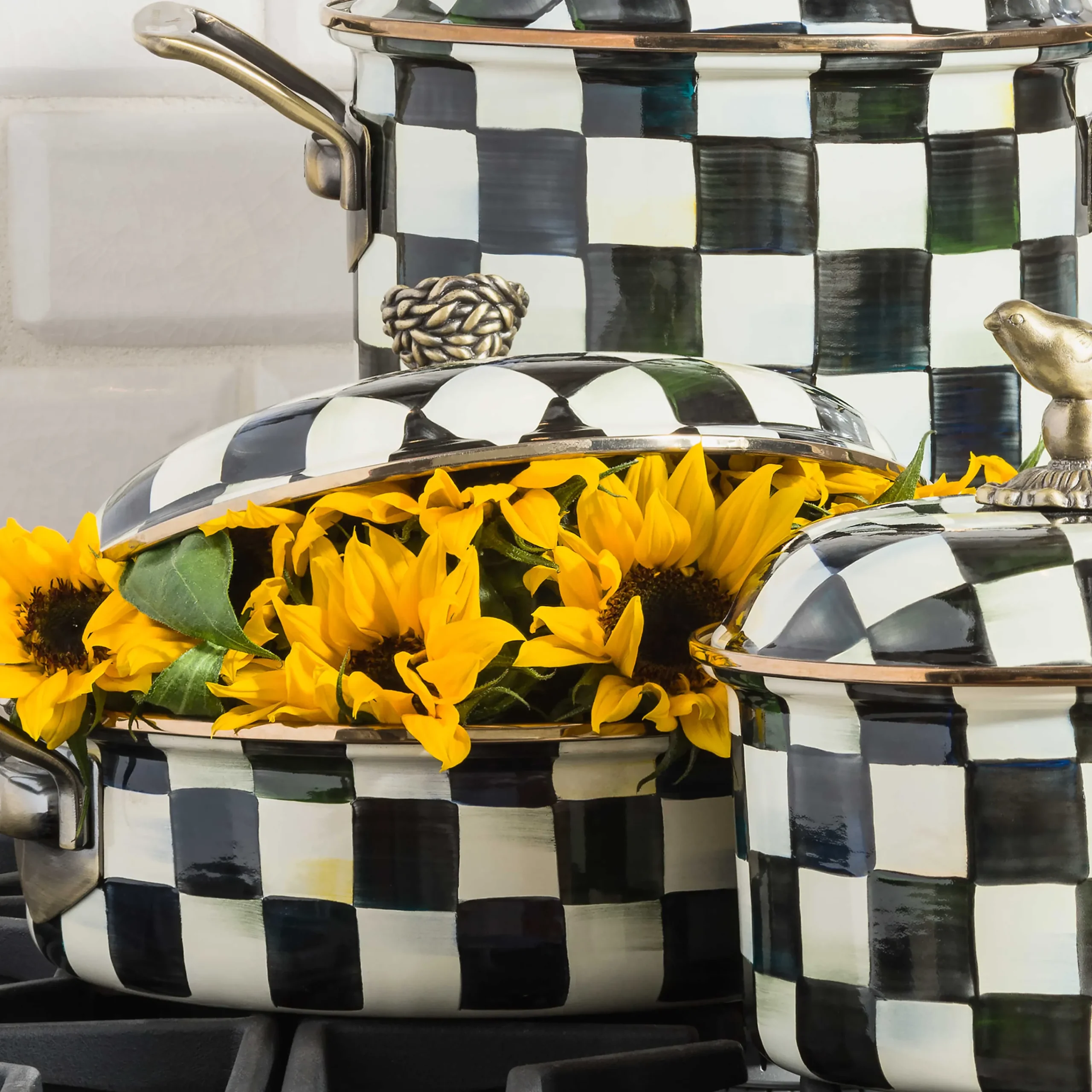 MacKenzie-Childs Cookware & Bakeware<Courtly Check 3 Quart Casserole