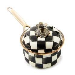 MacKenzie-Childs Cookware & Bakeware<Courtly Check 1 Quart Saucepan