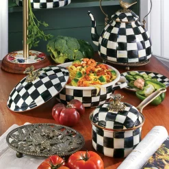 MacKenzie-Childs Cookware & Bakeware<Courtly Check 1 Quart Saucepan