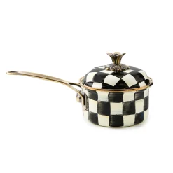 MacKenzie-Childs Cookware & Bakeware<Courtly Check 1 Quart Saucepan