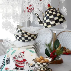 MacKenzie-Childs Tea Kettles<Courtly Check 3 Quart Tea Kettle