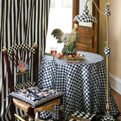 MacKenzie-Childs Kitchen & Table Linens<Courtly Check 90 Round Tablecloth