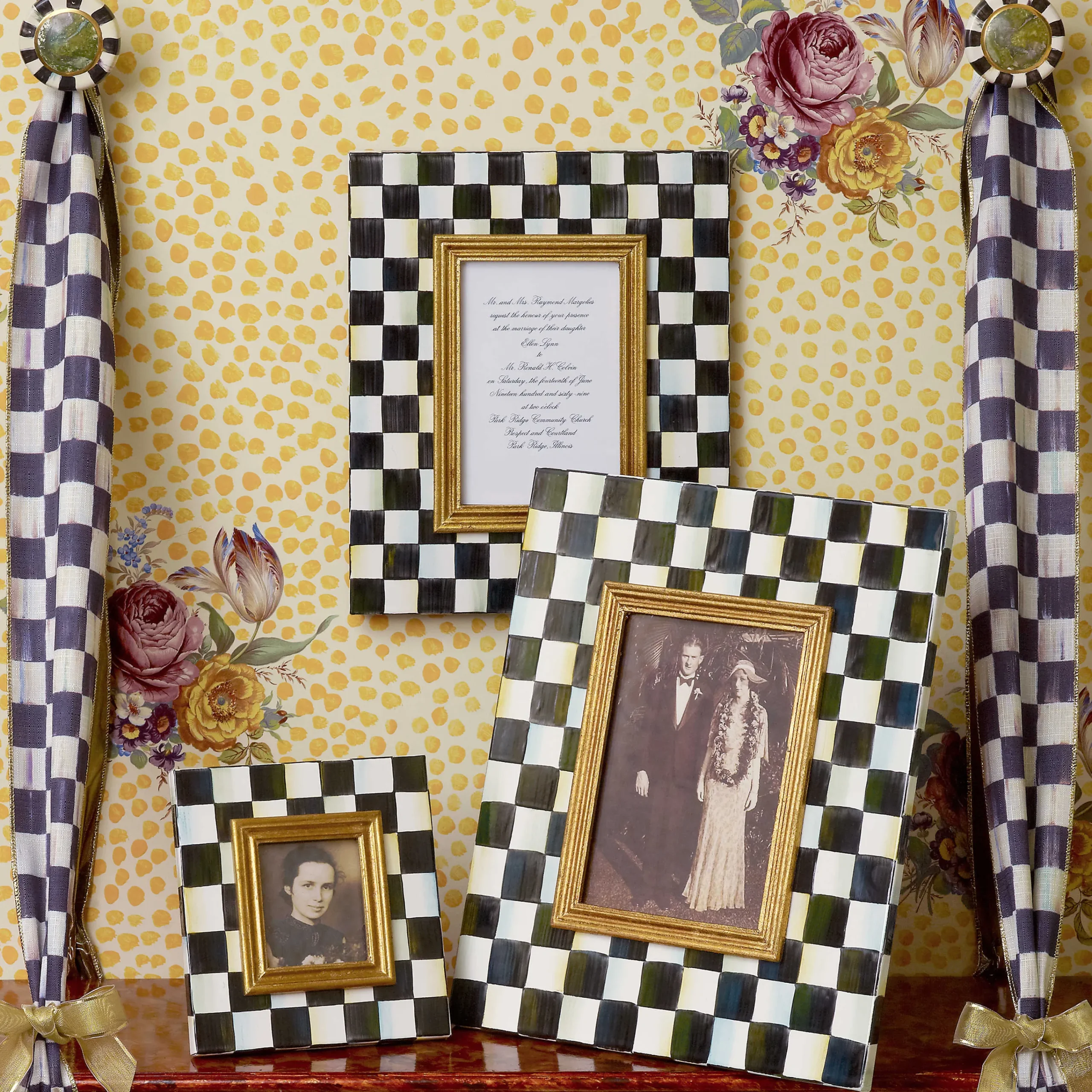 MacKenzie-Childs Room Accents<Courtly Check 5 x 7 Frame