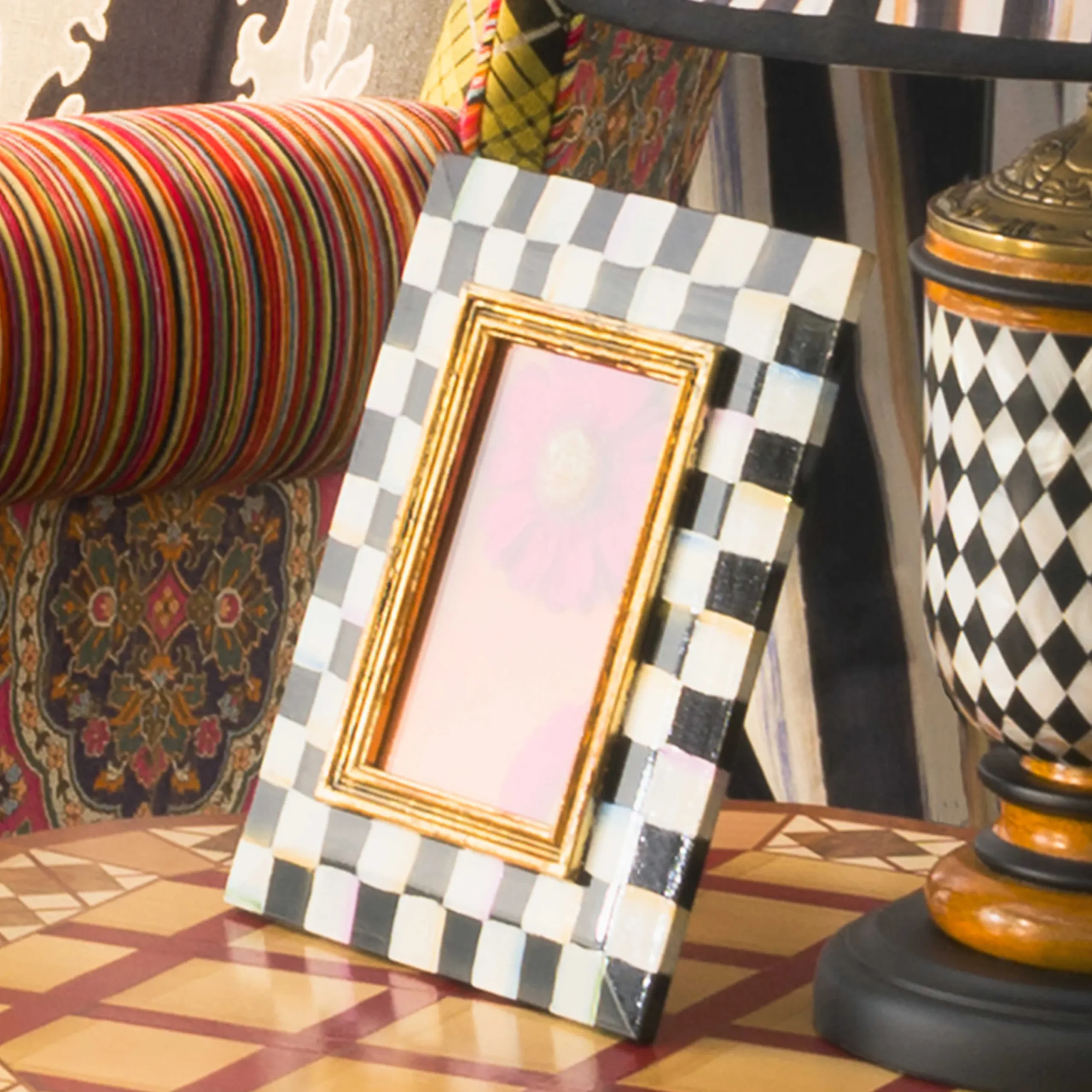 MacKenzie-Childs Room Accents<Courtly Check 5 x 7 Frame