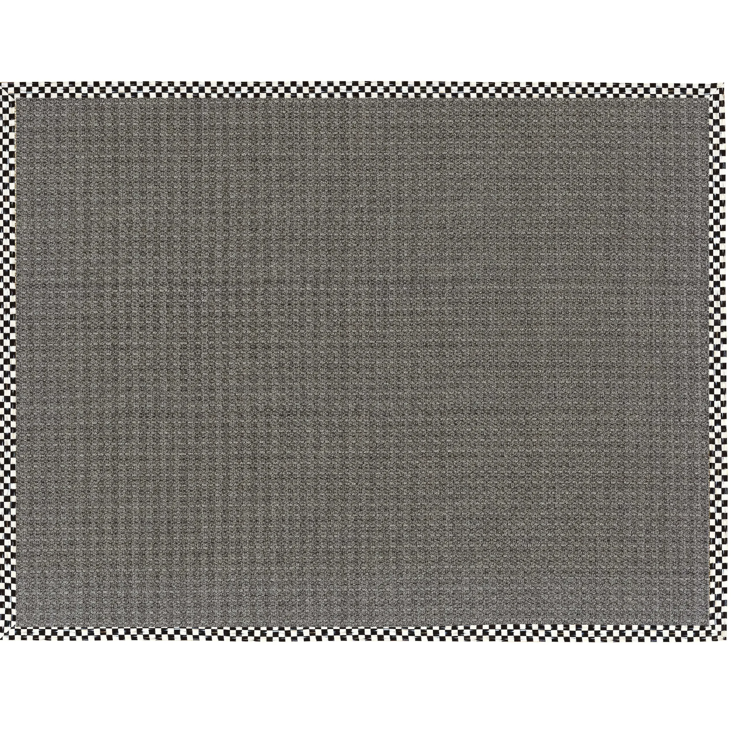MacKenzie-Childs Rugs<Courtly Check 8' x 10' Grey Sisal Rug