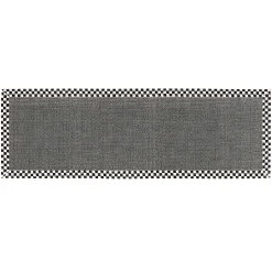 MacKenzie-Childs Rugs<Courtly Check 2'6 x 9' Grey Sisal Runner Rug