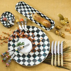 MacKenzie-Childs Serveware<Courtly Check Baguette Dish