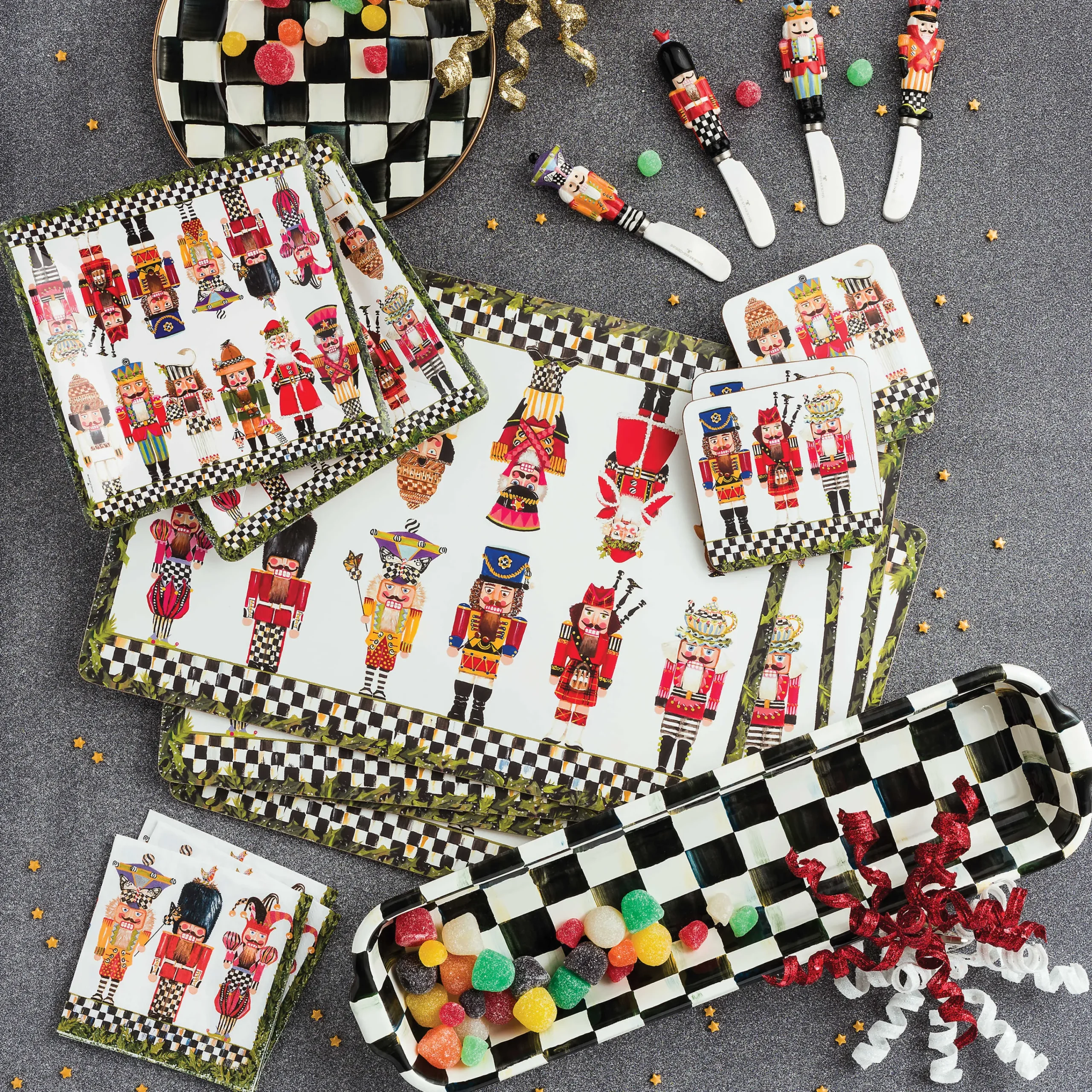 MacKenzie-Childs Serveware<Courtly Check Baguette Dish