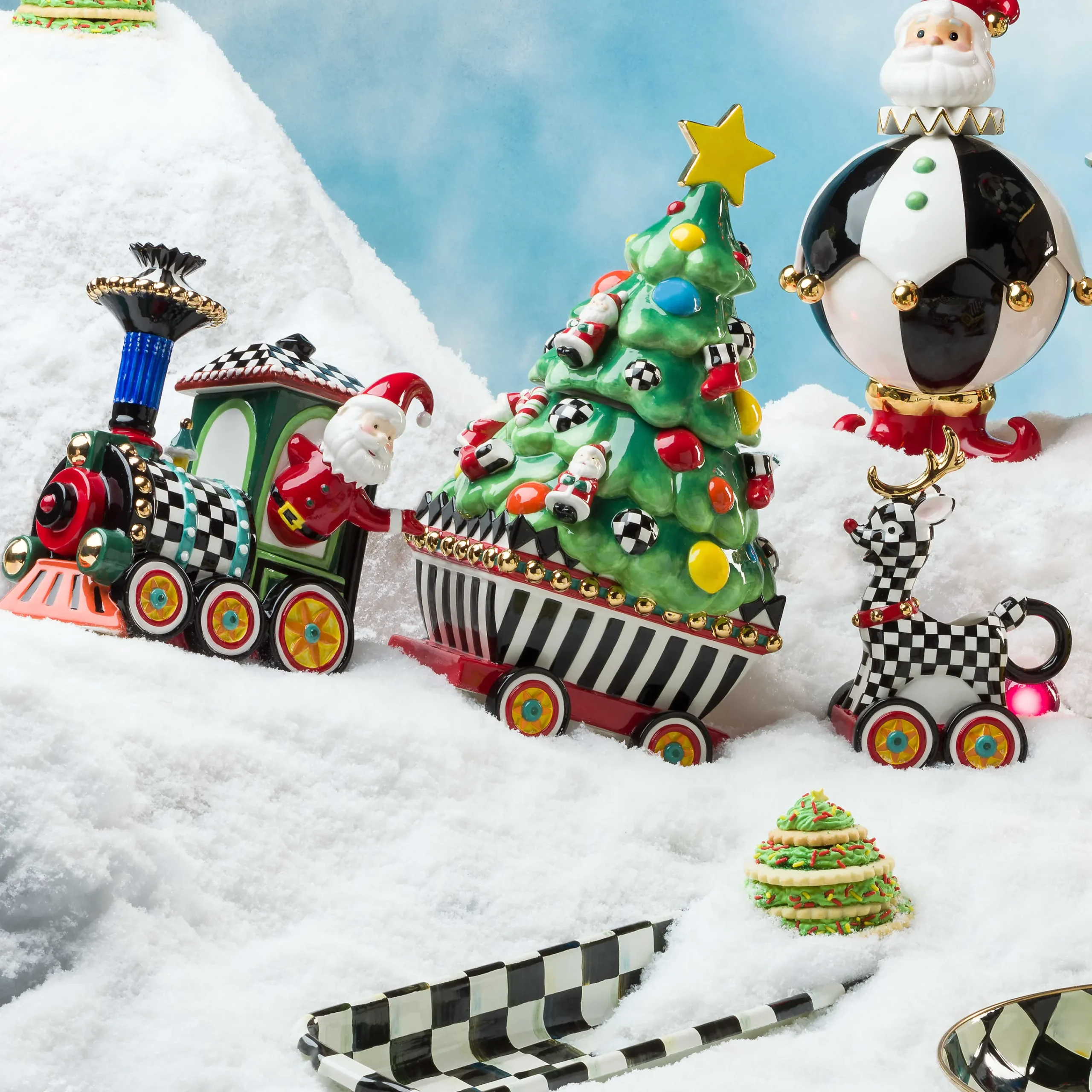 MacKenzie-Childs Serveware<Courtly Check Baguette Dish