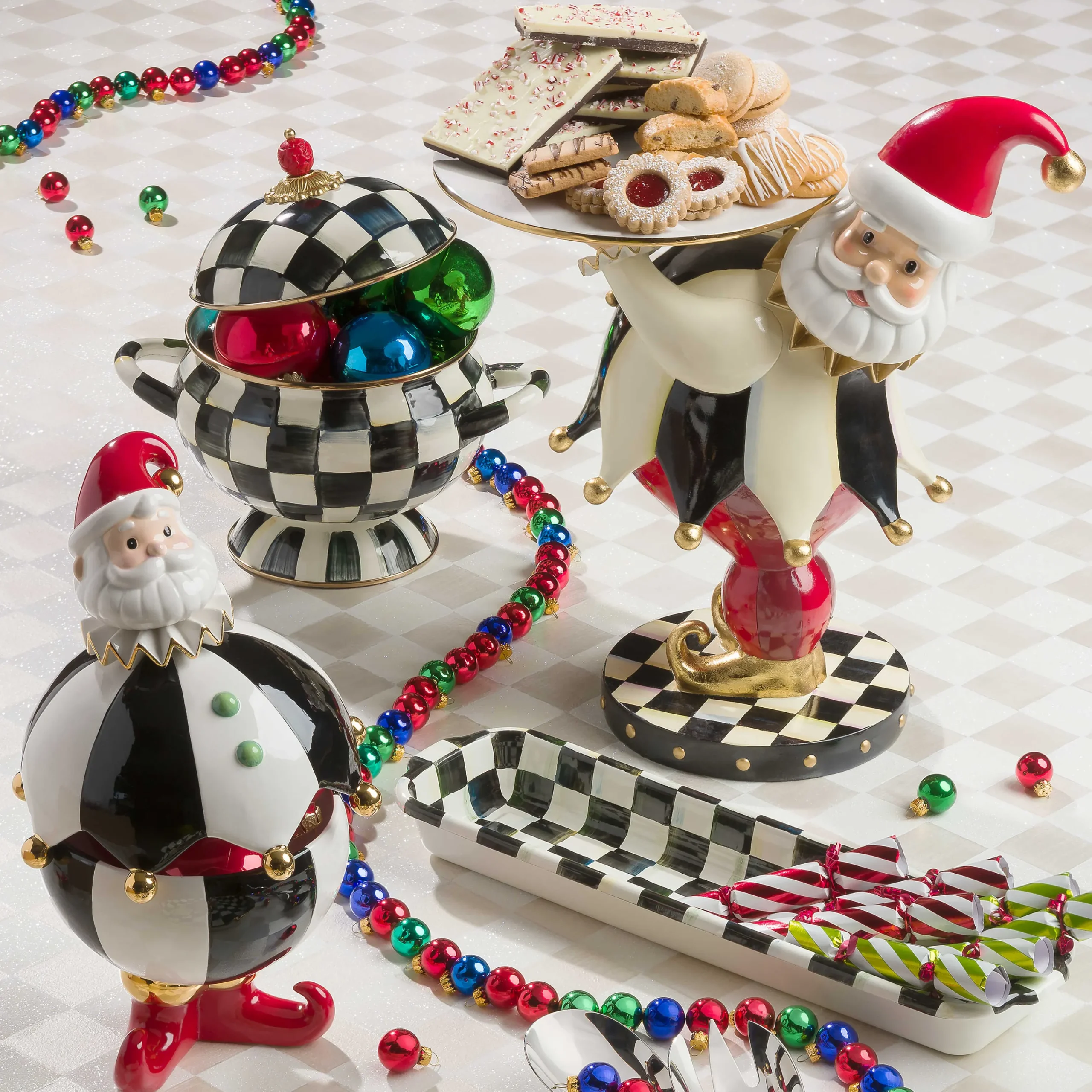 MacKenzie-Childs Serveware<Courtly Check Baguette Dish